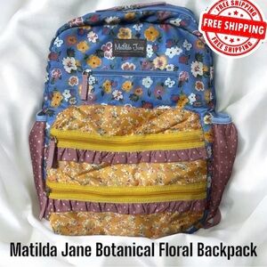 Matilda Jane Botanical Floral Back Pack FREE SHIPPING